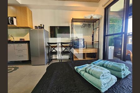 Studio de kitnet/studio para alugar com 1 quarto, 24m² em Brooklin, São Paulo