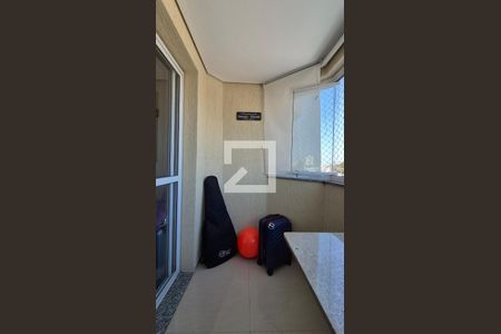 Varanda da Sala de apartamento à venda com 2 quartos, 75m² em Vila Camilópolis, Santo André