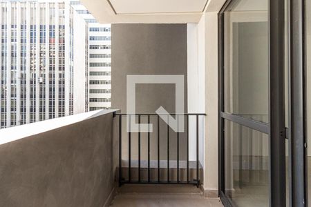 Varanda do Studio de kitnet/studio à venda com 1 quarto, 24m² em Consolação, São Paulo