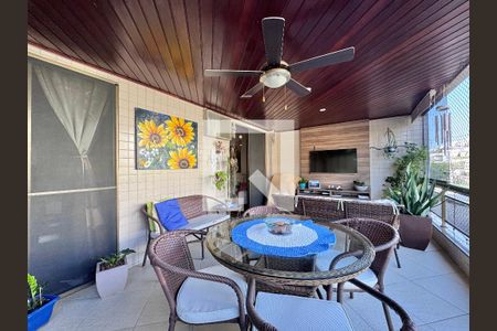 Varanda de apartamento à venda com 3 quartos, 123m² em Recreio dos Bandeirantes, Rio de Janeiro