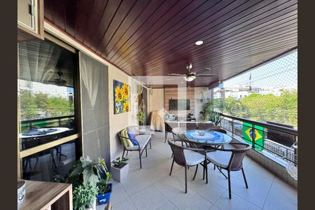 Varanda de apartamento à venda com 3 quartos, 123m² em Recreio dos Bandeirantes, Rio de Janeiro