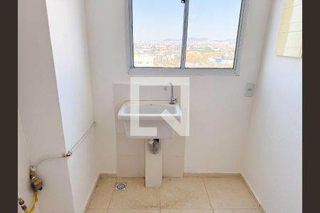 Área de Serviço de apartamento à venda com 2 quartos, 52m² em Jardim Riacho das Pedras, Contagem