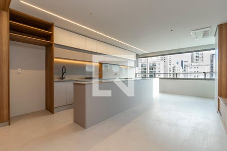 Sala/ Cozinha de apartamento à venda com 2 quartos, 69m² em Brooklin, São Paulo