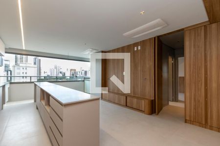 Sala/ Cozinha de apartamento à venda com 2 quartos, 69m² em Brooklin, São Paulo