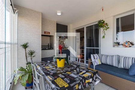 Varanda da Sala de apartamento à venda com 3 quartos, 103m² em Vila Monumento, São Paulo