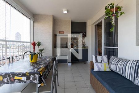 Varanda da Sala de apartamento à venda com 3 quartos, 103m² em Vila Monumento, São Paulo