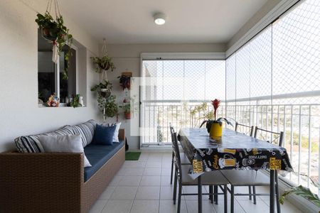 Varanda da Sala de apartamento à venda com 3 quartos, 103m² em Vila Monumento, São Paulo