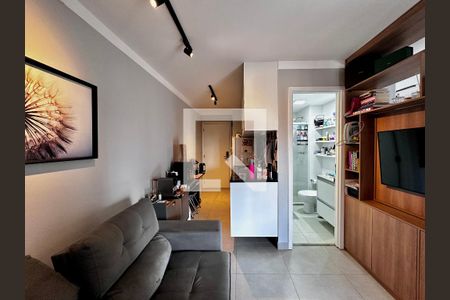 Sala de apartamento à venda com 1 quarto, 36m² em Campo Belo, São Paulo