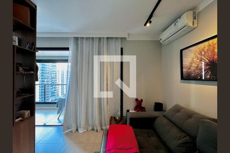 Sala de apartamento à venda com 1 quarto, 36m² em Campo Belo, São Paulo