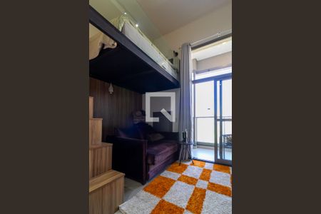 Sala - Quarto de apartamento à venda com 1 quarto, 25m² em Jardim das Acacias, São Paulo