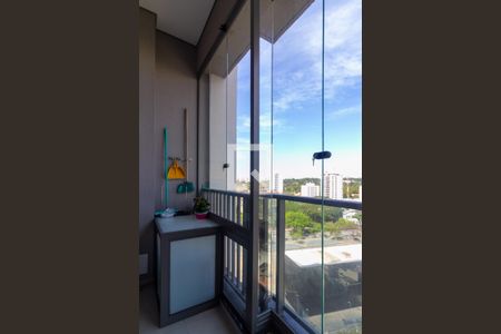 Varanda de apartamento à venda com 1 quarto, 25m² em Jardim das Acacias, São Paulo