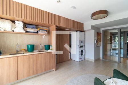 Área comum - Lavanderia de apartamento para alugar com 1 quarto, 31m² em Pompeia, São Paulo