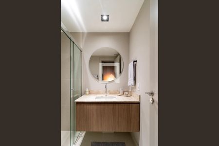 Banheiro Social de apartamento para alugar com 1 quarto, 31m² em Pompeia, São Paulo