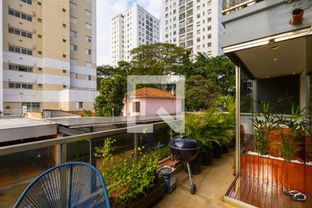 Quarto Varanda de apartamento à venda com 1 quarto, 104m² em Santo Amaro, São Paulo