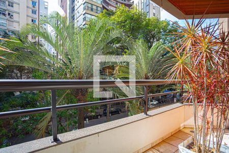 Sacada Sala de apartamento para alugar com 3 quartos, 170m² em Vila Nova Conceição, São Paulo