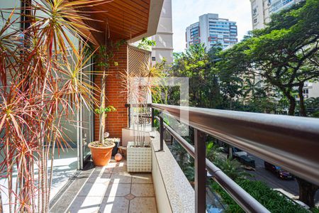 Sacada Sala de apartamento para alugar com 3 quartos, 170m² em Vila Nova Conceição, São Paulo