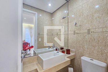 Banheiro da Suíte de apartamento para alugar com 4 quartos, 134m² em Vila Luis Antonio, Guarujá
