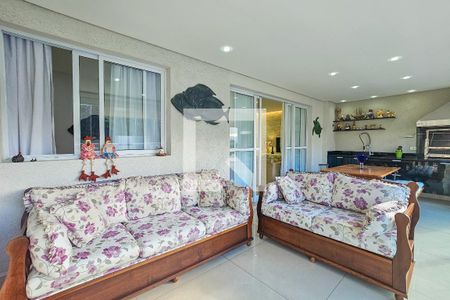 Varanda da Sala de apartamento para alugar com 4 quartos, 134m² em Vila Luis Antonio, Guarujá