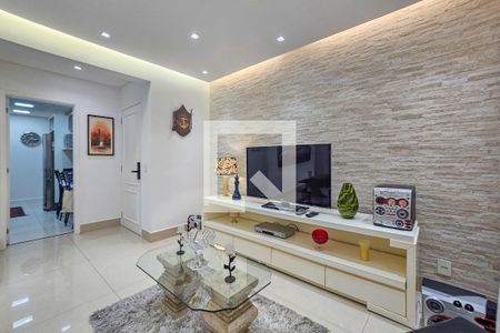 Sala de apartamento para alugar com 4 quartos, 134m² em Vila Luis Antonio, Guarujá