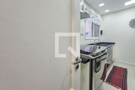 Cozinha de apartamento para alugar com 4 quartos, 134m² em Vila Luis Antonio, Guarujá