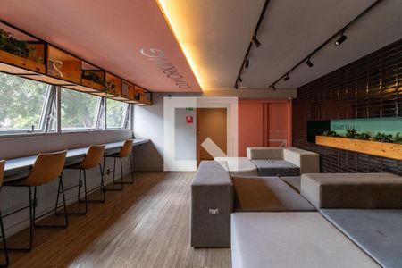Área comum - CoWorking de kitnet/studio à venda com 1 quarto, 24m² em Pompeia, São Paulo