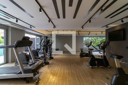 Área comum - Academia de kitnet/studio à venda com 1 quarto, 24m² em Pompeia, São Paulo