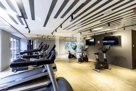 Área comum de kitnet/studio à venda com 1 quarto, 24m² em Pompeia, São Paulo