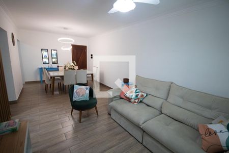 Sala de apartamento para alugar com 2 quartos, 112m² em Vila Caiçara, Praia Grande