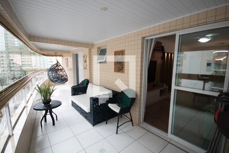 Varanda de apartamento para alugar com 2 quartos, 112m² em Vila Caiçara, Praia Grande