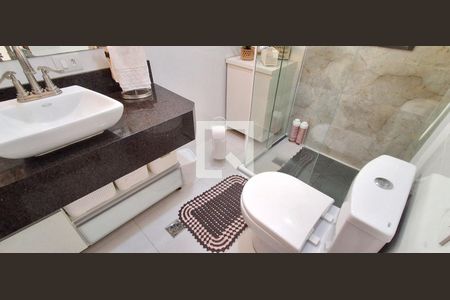 Banheiro Social  de apartamento à venda com 3 quartos, 118m² em Vila Caminho do Mar, São Bernardo do Campo
