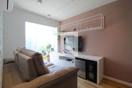 Sala/Cozinha de apartamento à venda com 2 quartos, 99m² em Vila Olímpia, São Paulo