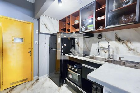 Cozinha de kitnet/studio para alugar com 1 quarto, 35m² em Centro, Rio de Janeiro