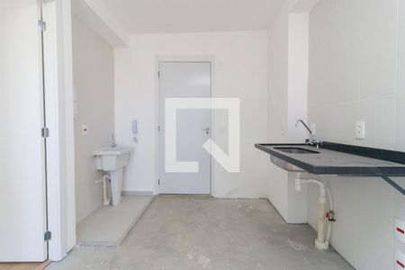 Sala/Cozinha de apartamento à venda com 1 quarto, 26m² em Campo Belo, São Paulo