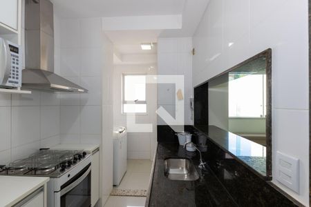 Cozinha de apartamento para alugar com 2 quartos, 72m² em Vila da Serra, Nova Lima