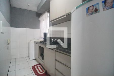 Cozinha de apartamento à venda com 2 quartos, 43m² em Santos Dumont, São Leopoldo