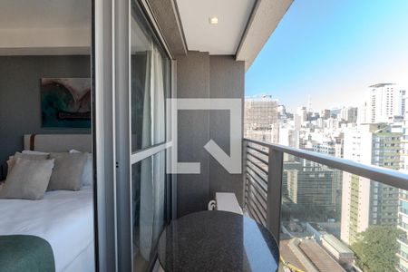 Sacada de kitnet/studio para alugar com 1 quarto, 22m² em Bela Vista, São Paulo