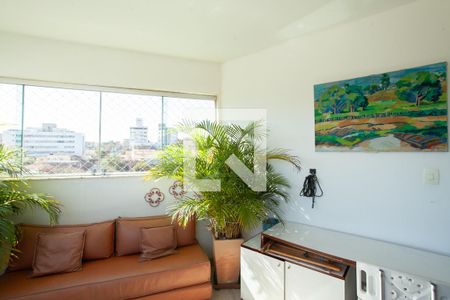 Varanda da Sala de apartamento à venda com 4 quartos, 121m² em Santa Ines, Belo Horizonte
