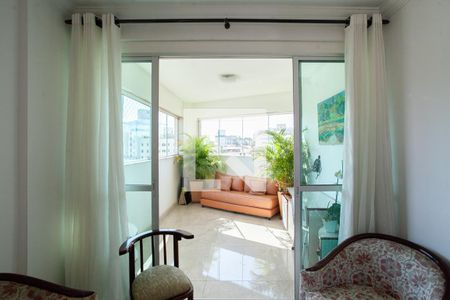 Varanda da Sala de apartamento à venda com 4 quartos, 121m² em Santa Ines, Belo Horizonte