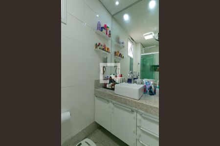 Banheiro da Suíte de apartamento à venda com 3 quartos, 164m² em Itapoã, Belo Horizonte