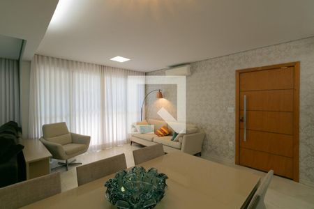 Sala de apartamento à venda com 3 quartos, 164m² em Itapoã, Belo Horizonte