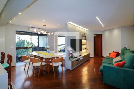 Sala de apartamento à venda com 3 quartos, 107m² em Barcelona, São Caetano do Sul