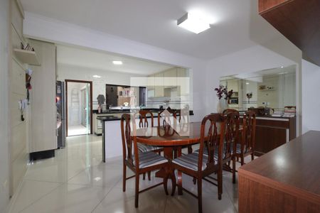 Sala de Jantar de casa à venda com 3 quartos, 190m² em Parque das Nações, Santo André