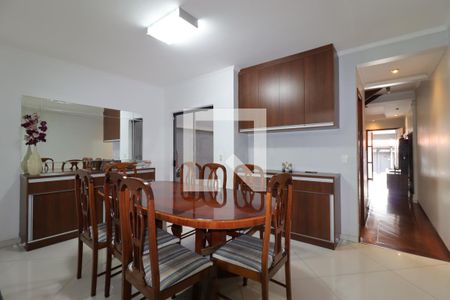 Sala de Jantar de casa à venda com 3 quartos, 190m² em Parque das Nações, Santo André