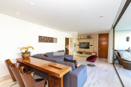 Sala de apartamento à venda com 4 quartos, 208m² em Santa Lúcia, Belo Horizonte