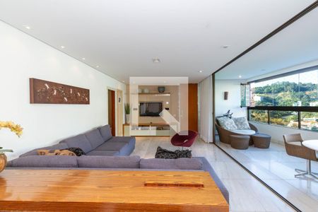 Sala de apartamento à venda com 4 quartos, 208m² em Santa Lúcia, Belo Horizonte