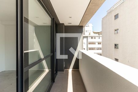 Varanda do Studio de kitnet/studio à venda com 1 quarto, 26m² em Consolação, São Paulo