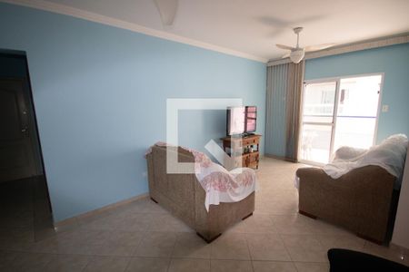 Sala de apartamento para alugar com 2 quartos, 75m² em Guilhermina, Praia Grande
