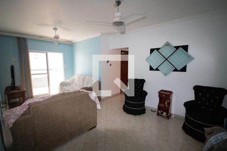 Sala de apartamento para alugar com 2 quartos, 75m² em Guilhermina, Praia Grande