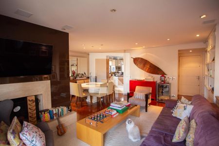 SALA DE ESTAR de apartamento à venda com 4 quartos, 190m² em Perdizes, São Paulo