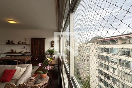 Sala de apartamento à venda com 4 quartos, 190m² em Leme, Rio de Janeiro